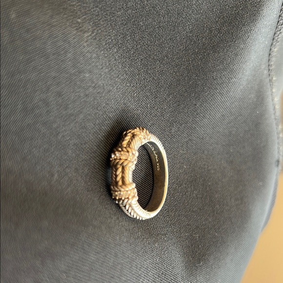 Judith Ripka Rope Round Ring Size 11 - Picture 4 of 4